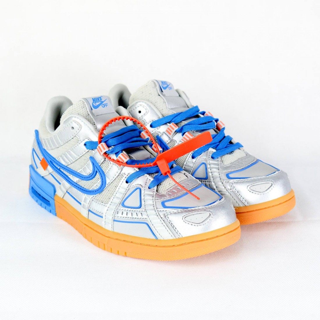off white rubber dunk blue